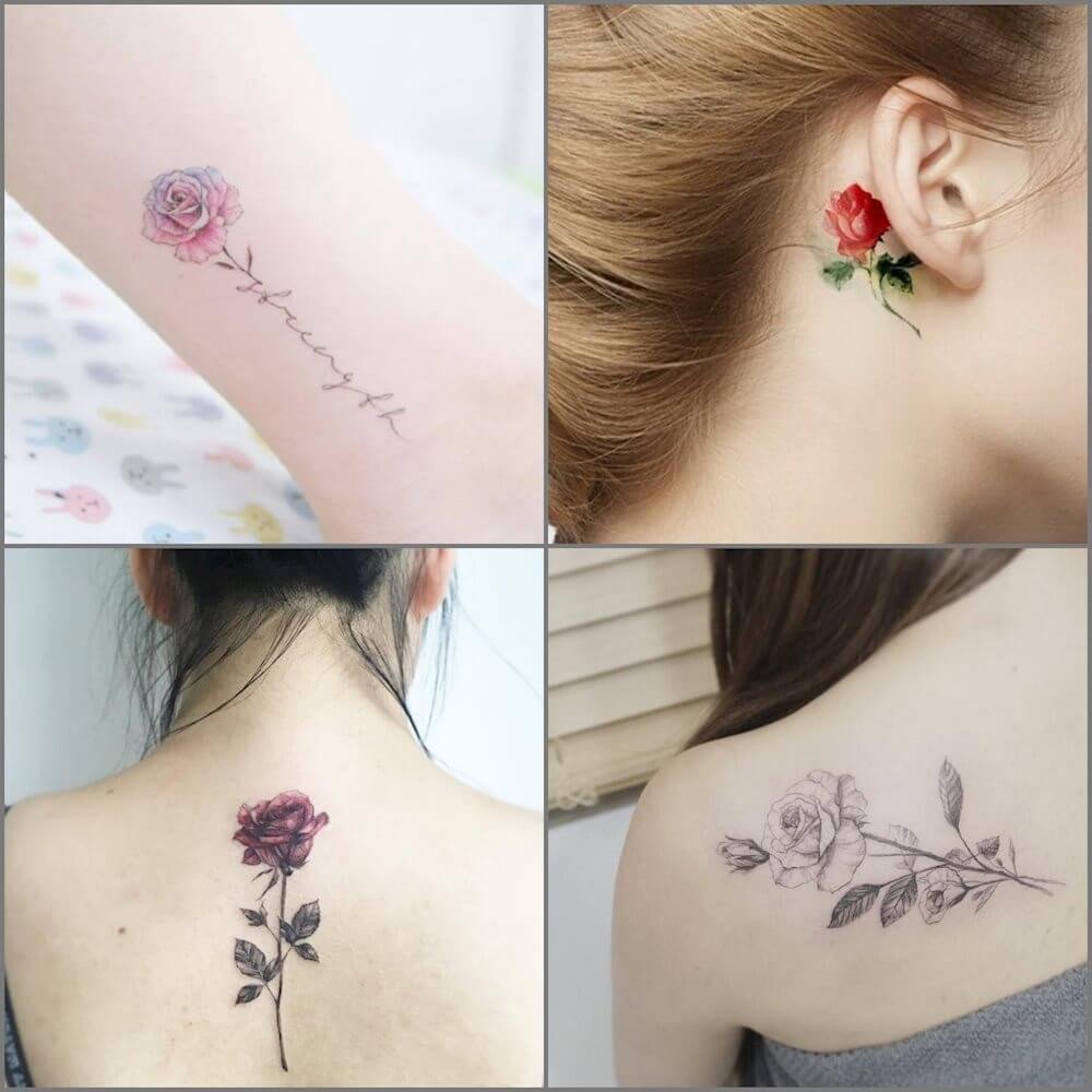 Hình xăm hoa thể hiện vẻ đẹp, sự quyến rũ cho nữ tuổi Mão