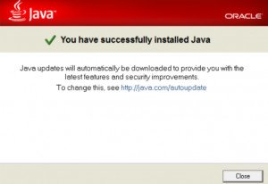 Hoàn tất cài đặt Java