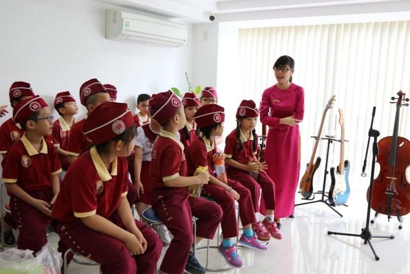 Không gian thư viện tại trường tiểu học tư thục quốc tế TPHCM