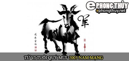 Luận giải tử vi trọn đời nam mạng tuổi Quý Mùi 2003