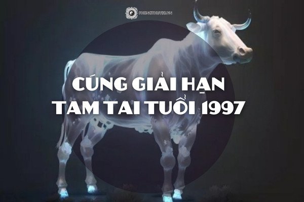 Mâm lễ vật cúng giải hạn Tam Tai tuổi Đinh Sửu