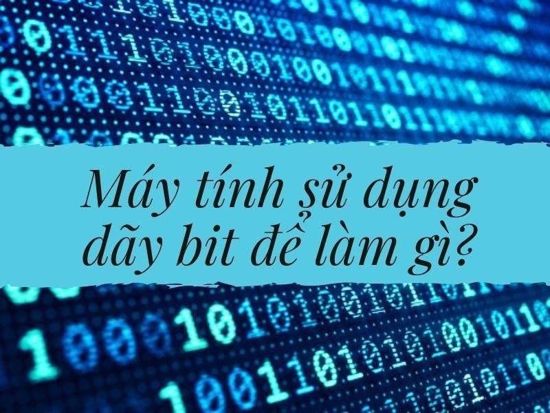 Máy tính xử lý các loại dữ liệu thông qua bit và byte