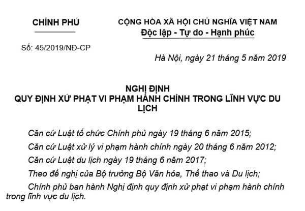 Minh họa các thành phần của văn bản hành chính chuẩn