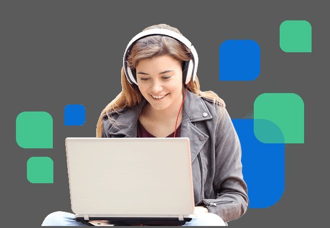 Minh họa học viên đang học tiếng Anh online