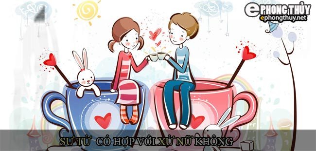 Minh họa sự tương hợp giữa cung Sư Tử và cung Xử Nữ trong tình yêu