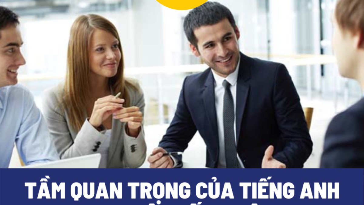 Minh họa tầm quan trọng của tiếng Anh trong giao tiếp ngành dịch vụ