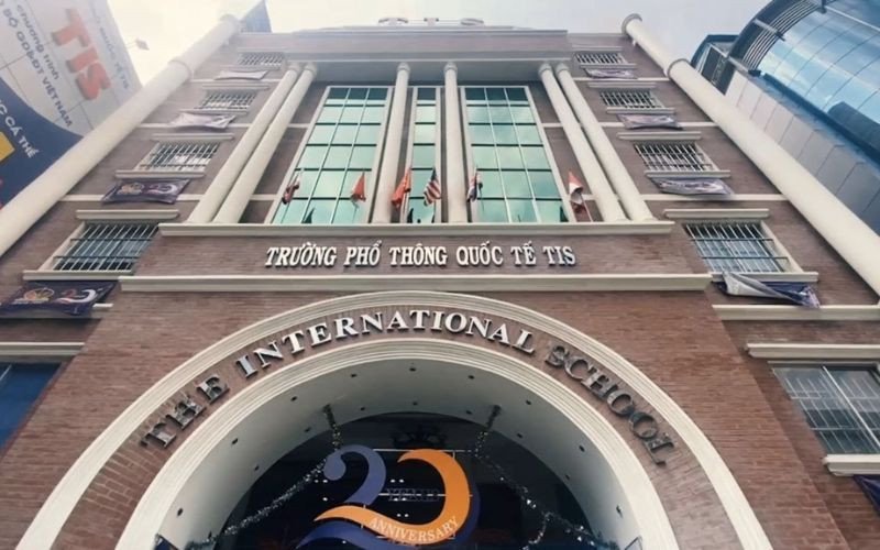 Một góc khuôn viên trường nội trú quốc tế