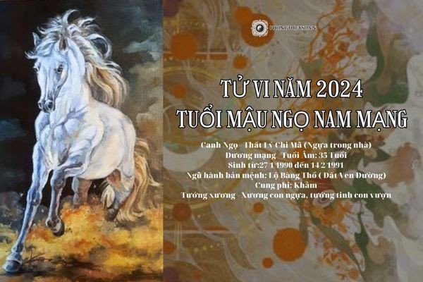 Nam mạng Canh Ngọ 1990 xem tử vi năm 2024