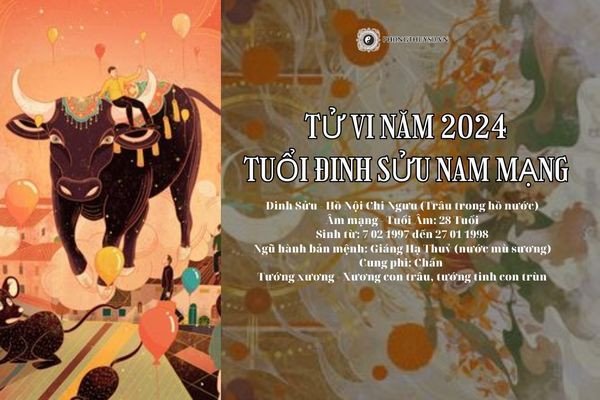 Nam mạng tuổi Đinh Sửu sinh năm 1997 xem tử vi năm 2024