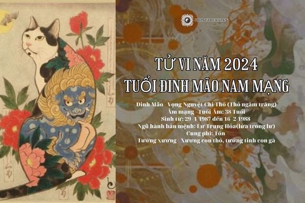 Người đàn ông nhìn vào lá số tử vi