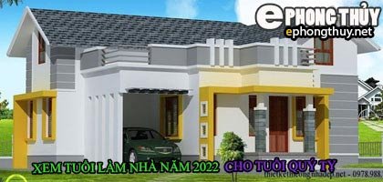 Phong thủy xem tuổi làm nhà