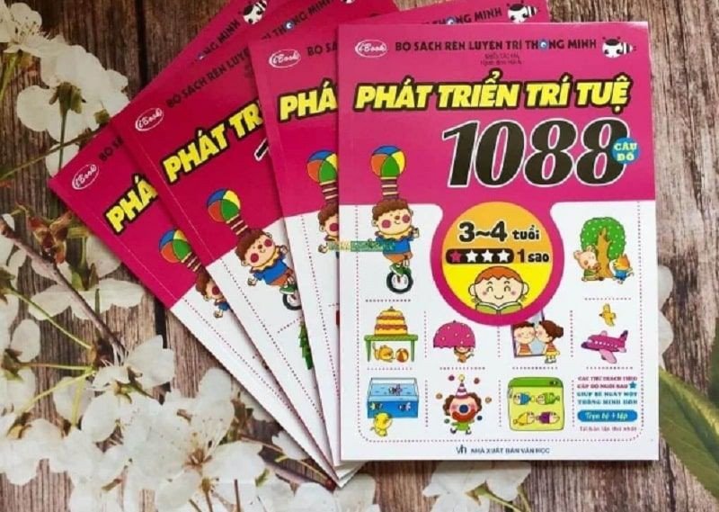 Sách 1088 câu đố phát triển trí tuệ