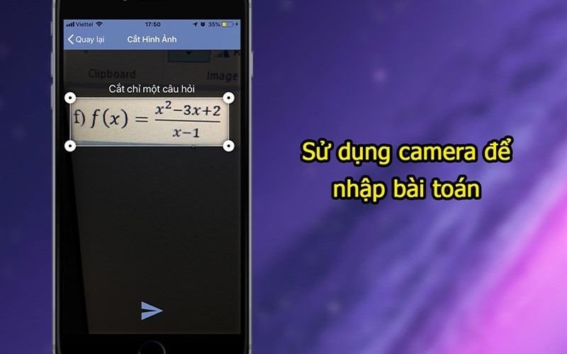 Sử dụng Mathway để giải các bài toán về đồ thị, đại số