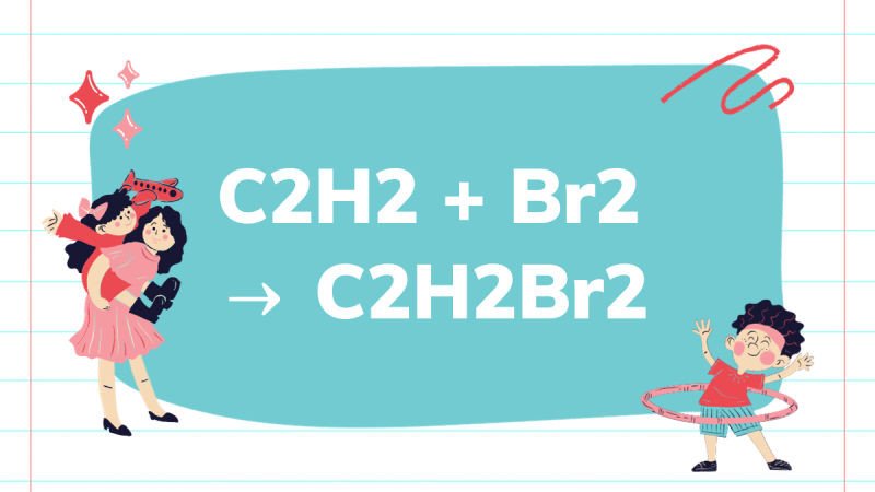 Tính chất hóa học của Axetilen C2H2 thể hiện qua phản ứng