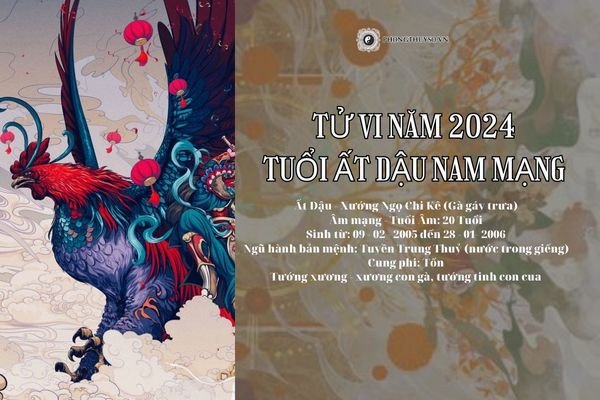 Tổng quan vận số tử vi tuổi Ất Dậu năm 2024 nam mạng sinh năm 2005