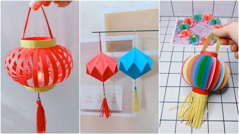 Tự tay làm đèn lồng Trung Thu mang đến niềm vui sáng tạo.