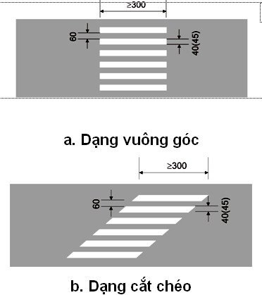Vạch kẻ đường 7.3 cho người đi bộ