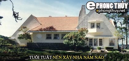 Xem xét năm xây nhà hợp tuổi Tuất