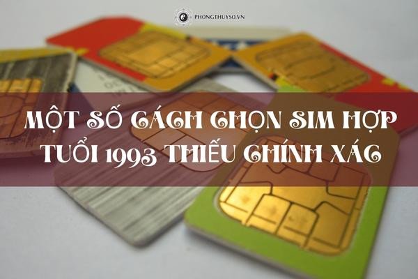 Sim Phong Thủy Hợp Tuổi 1993: Hướng Dẫn Chi Tiết