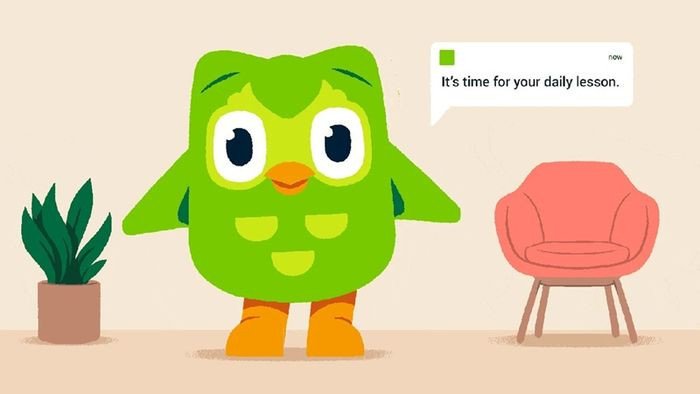 Bảng xếp hạng Duolingo thể hiện tiến độ học tập và điểm kinh nghiệm của người dùng.
