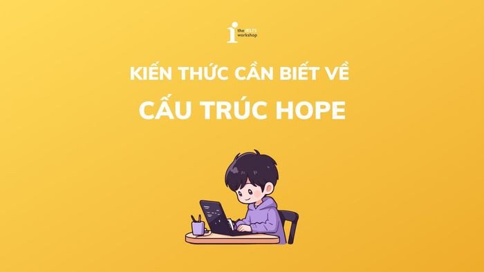 Biểu đồ minh họa cấu trúc Hope cơ bản trong ngữ pháp tiếng Anh