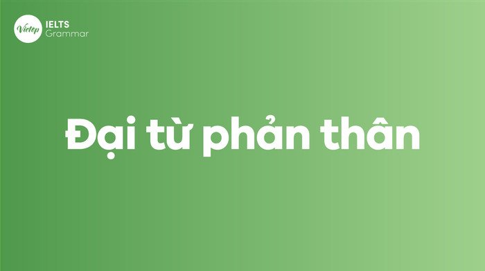 Biểu đồ minh họa khái niệm đại từ phản chiếu trong ngữ pháp tiếng Anh