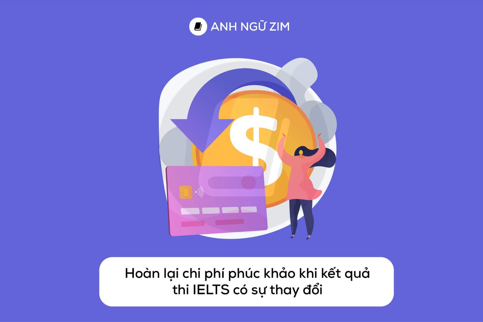 Biểu đồ so sánh chi phí phúc khảo và thi lại IELTS