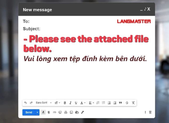 Biểu tượng thông báo email mới, liên quan đến vấn đề và giải pháp trong email tiếng Anh