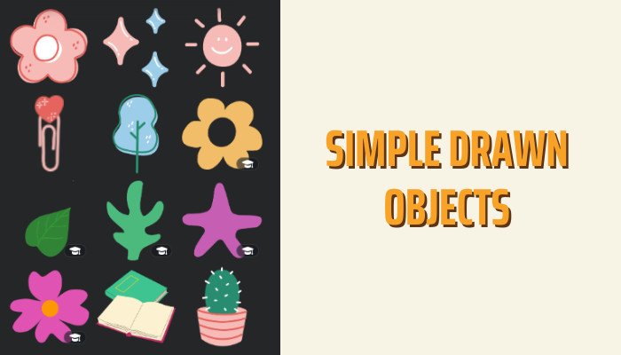 Các hình vẽ doodle đơn giản và dễ thương cho thiết kế