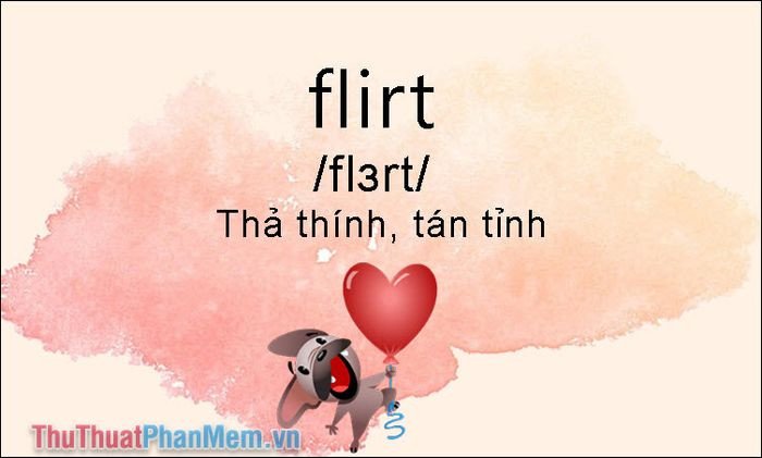 Cặp đôi đang tán tỉnh nhau bằng tiếng Anh