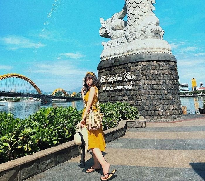 Cầu Rồng Đà Nẵng với kiến trúc độc đáo, nổi bật trên sông Hàn