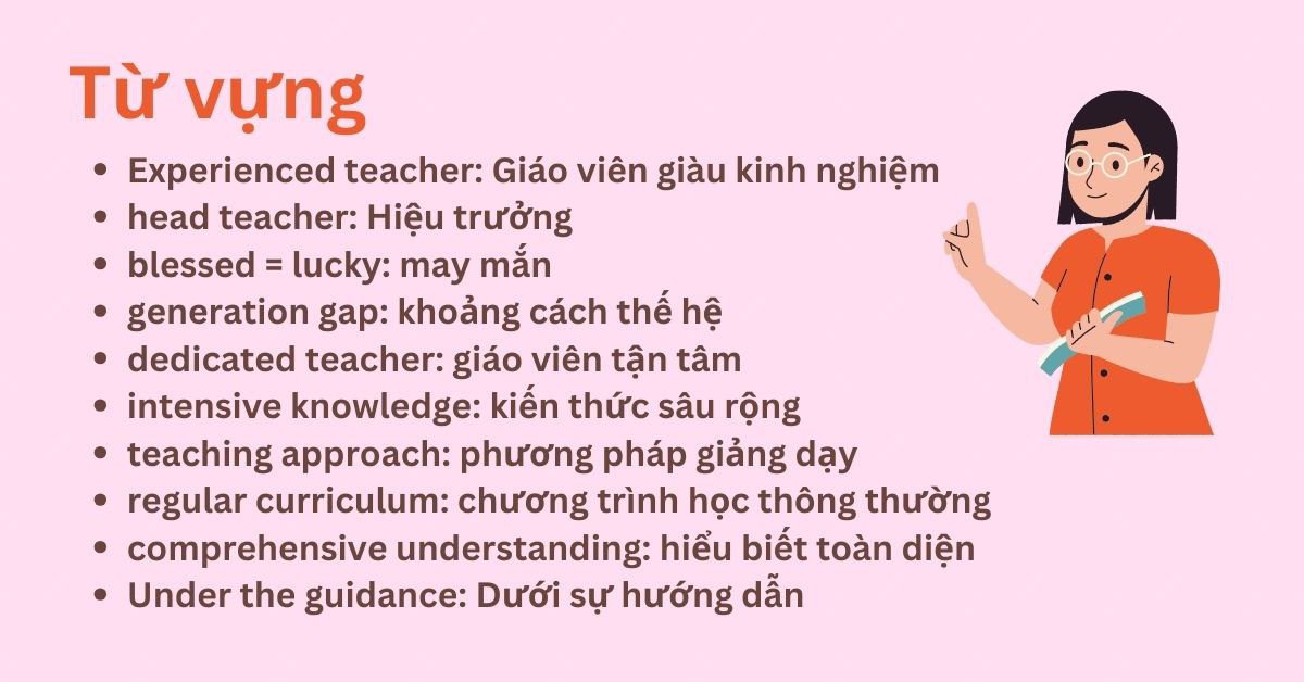Cô giáo truyền cảm hứng đang giảng bài cho học sinh trong lớp học