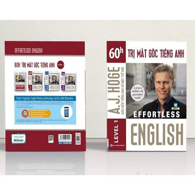 Cuốn sách Effortless English - 60h Giải quyết mất gốc tiếng Anh với hình ảnh đơn giản, tập trung vào việc học giao tiếp tiếng Anh
