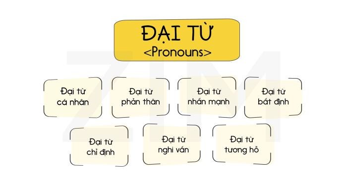 Đại từ trong tiếng Anh là gì