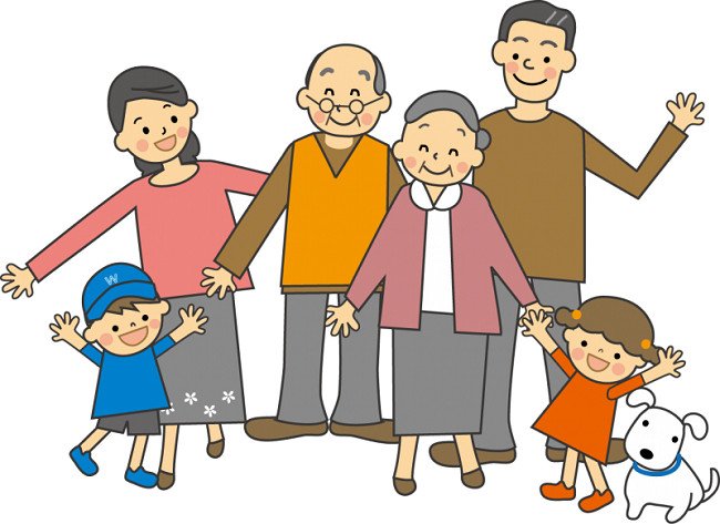Gia đình quây quần bên mâm cơm, thể hiện quy tắc ăn uống lịch sự và sự gắn kết gia đình