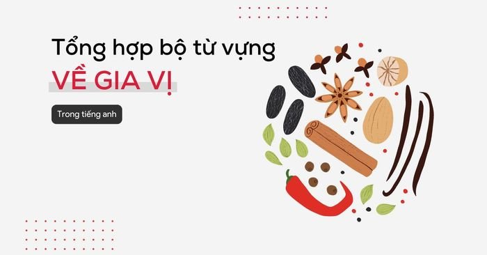 Gia vị thiết yếu trong ẩm thực và học từ vựng tiếng Anh