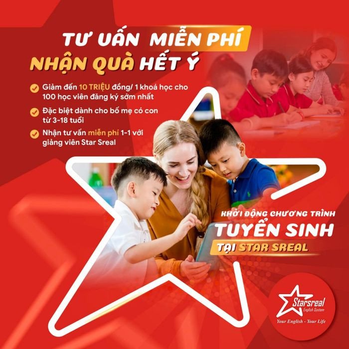 Giáo viên hướng dẫn tiếng Anh cho trẻ tại Star Sreal