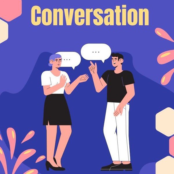 Hai người đang trò chuyện, minh họa tình huống chào hỏi tiếng Anh trong giao tiếp hàng ngày