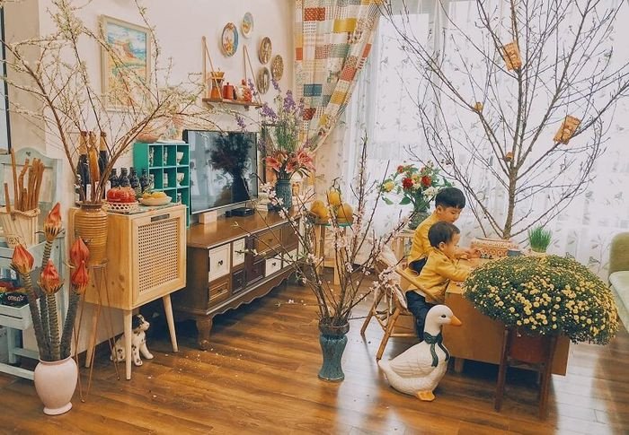 Hình ảnh các dụng cụ và hành động dọn dẹp, trang trí nhà cửa bằng từ vựng tiếng Anh