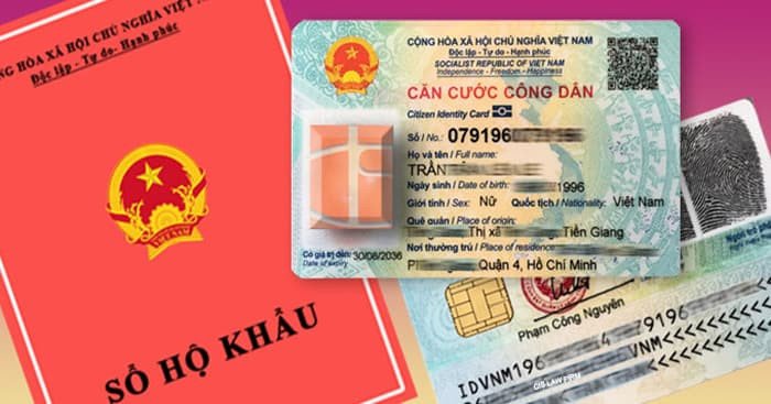 Hình ảnh minh họa thẻ Căn cước công dân gắn chip đặt trên bàn, tượng trưng cho thủ tục chuyển hộ khẩu và làm lại thẻ CCCD