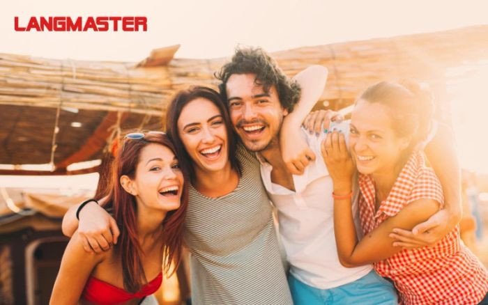 Hình ảnh mô tả các bộ phận trên khuôn mặt và đầu bằng tiếng Anh