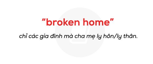 Hình ảnh tượng trưng cho khái niệm "gia đình đổ vỡ" (broken home), nhấn mạnh tầm quan trọng của sự thấu hiểu