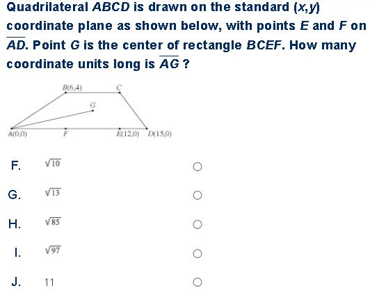 Học sinh đang giải bài toán trong bài thi ACT Math