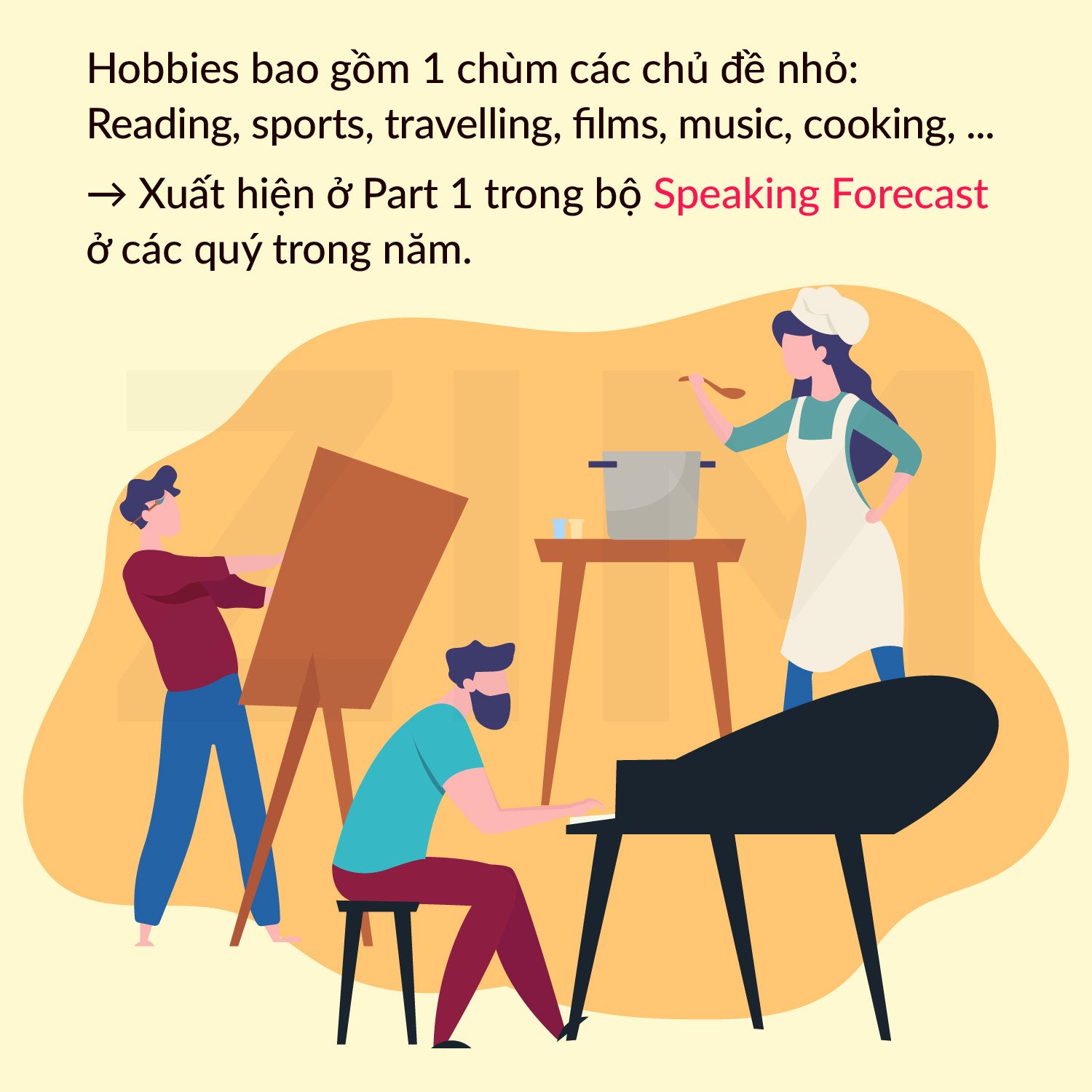 Học sinh luyện tập chủ đề IELTS Speaking Part 1 Hobbies