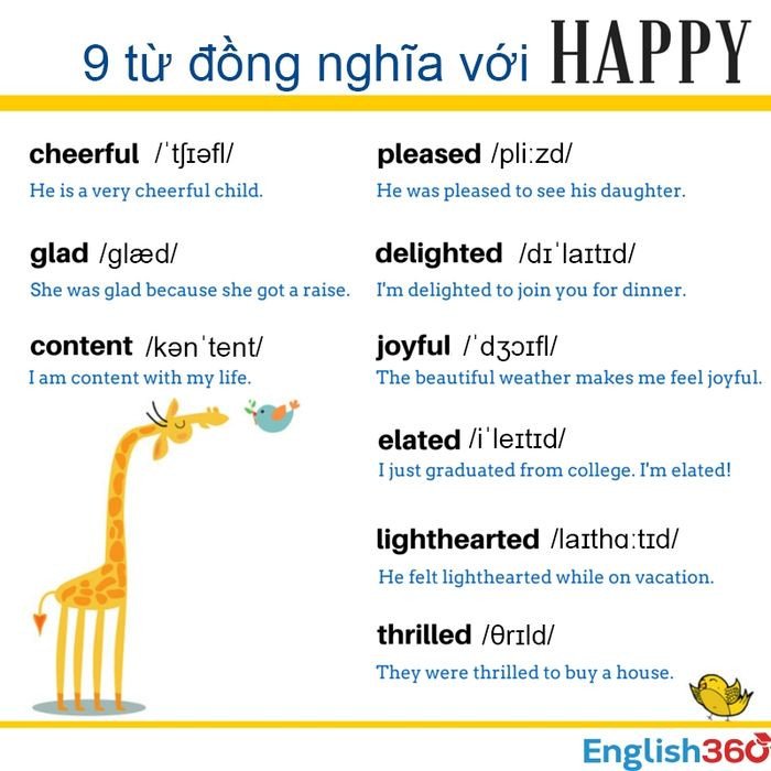 Học từ vựng tiếng Anh qua từ đồng nghĩa và trái nghĩa