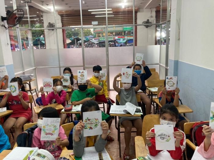 Học viên tại trung tâm Anh ngữ Đông Phương Mới Hóc Môn