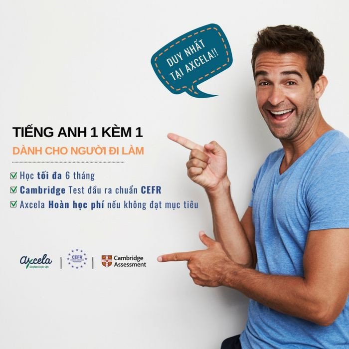 Không gian học thoải mái tại Axcela Vietnam, phù hợp người lớn tuổi