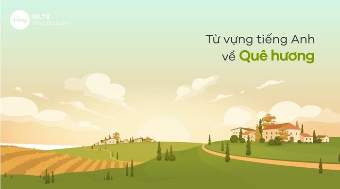 Khung cảnh làng quê Việt Nam yên bình với cây đa, giếng nước