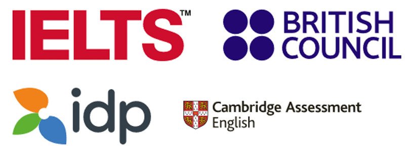 Logo của British Council và IDP, hai trung tâm tổ chức thi IELTS Mock Test chính thức và uy tín.
