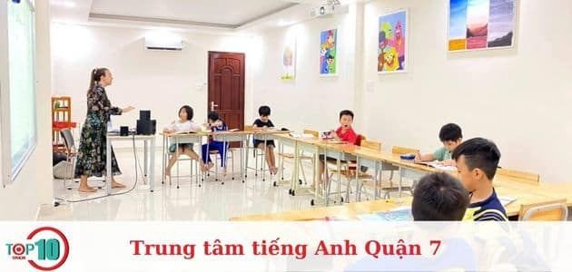 Lớp học tiếng Anh cho trẻ em tại Trung tâm Anh ngữ SMF quận 7